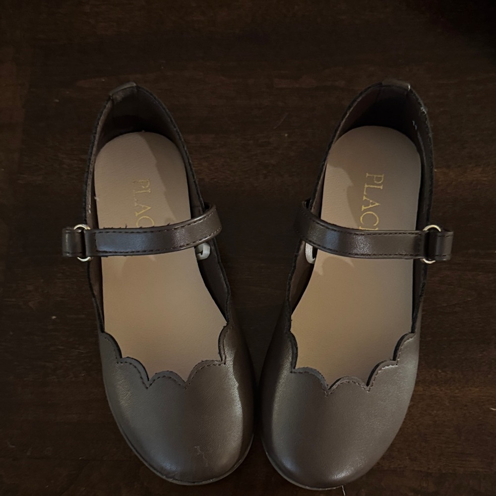 PLAE Dark Brown Kids Mary Jane Shoes